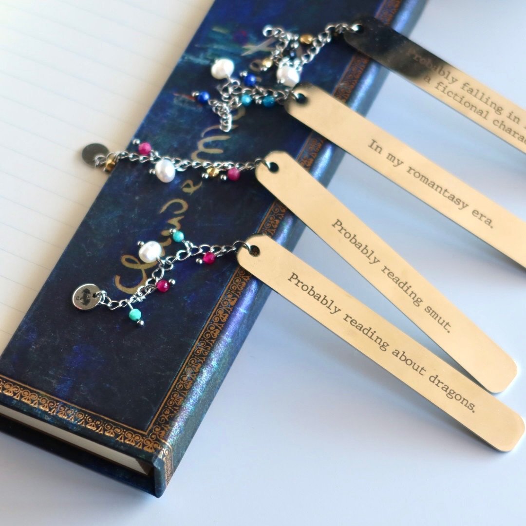 Laser-Engraved Metal Bookmarks
